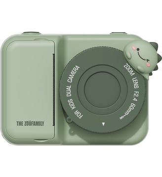 Appareil photo avec impressions Zoo Print - The Zoofamily - Vert