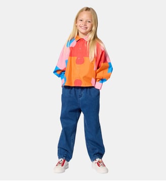 Pantalon en denim - Kenzo Kids - Bleu jean