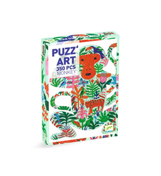 Puzz'Art - Monkey - 350 pcs - Djeco - Multicolore