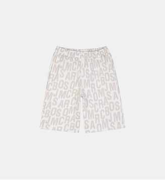 Short en molleton - Marc Jacobs Kids - Ivoire pastel