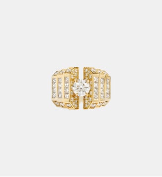 Bague Meaningful Diamants et Or Jaune - Statement - Or jaune
