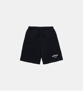 Short en molleton avec logo - Dsquared2 - Noir