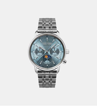 Montre Marine Bleu Z-8637M-3 - Zeppelin - Argenté