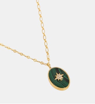 Collier Salomé (étoile) - Nilaï - Vert