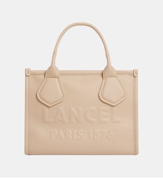 Sac cabas zippé S cuir - Lancel - Marron