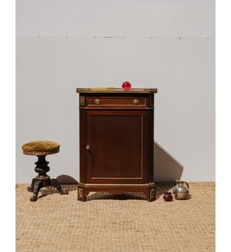 Encoignure en bois Gilbert N°883- Produit chiné - Debongout - Bois foncé