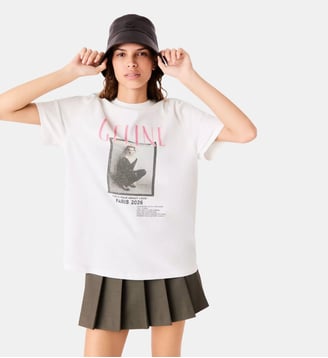 T-shirt Maje x Céline Dion - Maje - Blanc