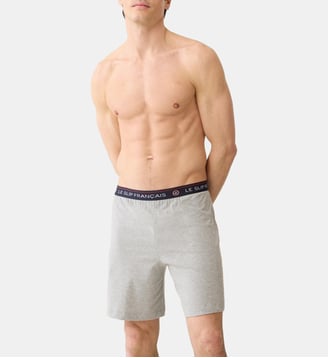 Bas de pyjama court en coton - Le Slip Francais - Gris