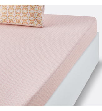 Drap housse imprimé Gardenia La Redoute Interieurs