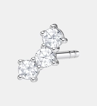 Clou d'oreille unique Pierres blanches argent - Thomas Sabo - Argent