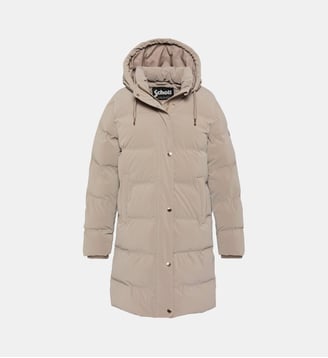 Parka longue matelassée à capuche Schott