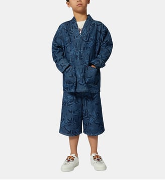 Veste en jean imprimée - Kenzo Kids - Laser