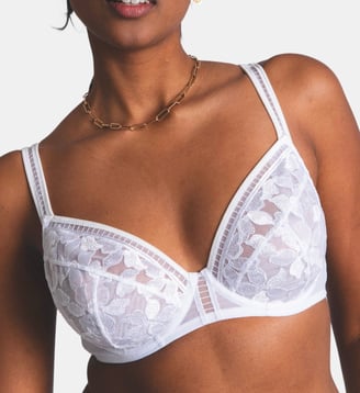 Soutien-gorge avec armatures Magnolia blanc - Maison Lejaby - Blanc