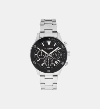 Montre Louis Noir XK1034IA\2 - Louis Pion - Argenté