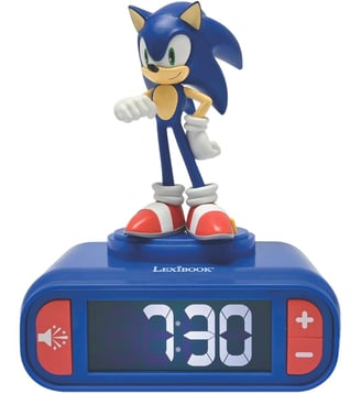 Radio réveil lumineuse avec micro Sonic - Lexibook - Bleu
