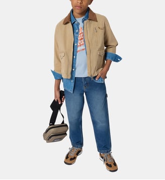 Veste zippée - Zadig&Voltaire Kids - Beige foncé