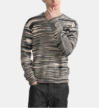 pull ab noir et blanc - Agnès b. - Noir