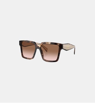 Lunettes de soleil Carré PR 24ZS - Prada - Marron