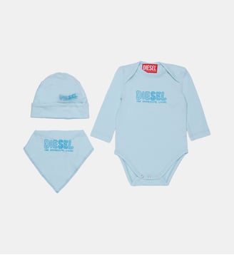Ensemble pour bébé avec logo - Diesel Kids - Bluette légère