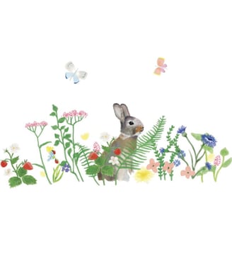 Stickers Easy lapin - Mimi' lou - Multicolore