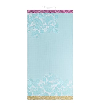 Drap de plage Barbarde 100% coton - Le Jacquard Francais - Bleu azur