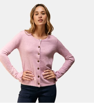 Gilet col rond uni MONET La Petite Etoile