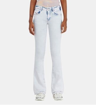 Bootcut Jeans Low Waist 1969 D-Ebbey - Diesel - Bleu clair