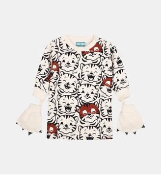 Robe à manches longues - Kenzo Kids - Pale trench