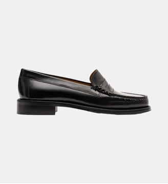 Stanford - Mocassins En Cuir Brossé Noir - Parallèle - Noir