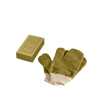 Boîte de 2 gants d'orfèvre - SILVER CARE - Christofle - Écru et marron