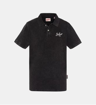 Polo avec logo rétro Schott