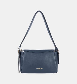 Sac trotteur Dune en cuir - Lancaster - Bleu foncé