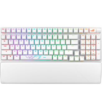 Clavier gamer sans fil ROG Strix Scope II 96 Wireless Blanc - Asus - Standard