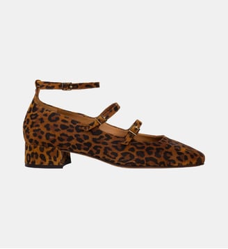 Escarpins Suzie Cuir Suédé Imprimé Bobbies