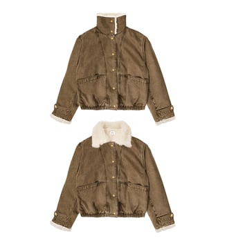 MANTEAU uni NELAN - La Petite Etoile - Marron