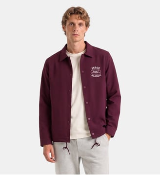Blouson coach Wayne Funky Animals - Serge Blanco - Rouge