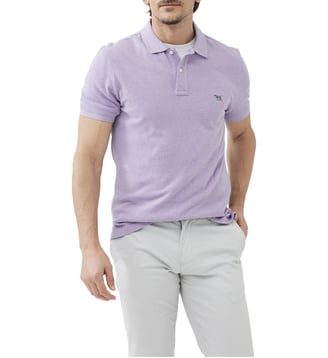 Polo slim en coton manches courtes Gunn - Rodd & Gunn - Lilas