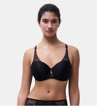 Soutien-gorge corbeille mémoire de forme - Chantelle Pulp - Noir