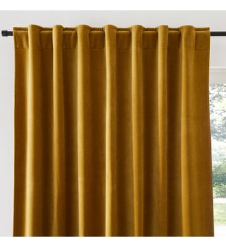 Rideau thermique velours pattes cachées - La Redoute Interieurs - Bronze