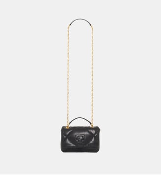 Mini sac en cuir matelassé - LE MINI FANNY - Gerard Darel - Noir