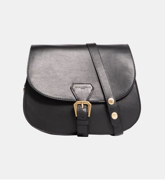 Sac à main Flâneur rose passion - Ines de la Fressange Paris - Noir