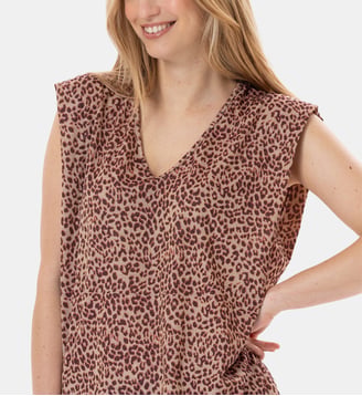 Tee-shirt en Maille FESTIVAL 930 - Lingerie Le Chat - Multicolore