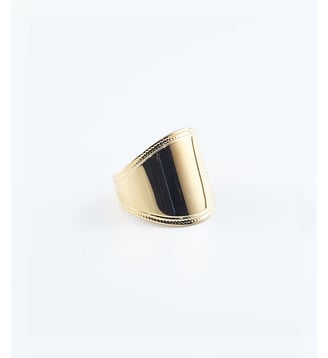 Bague Pur  en Acier doré - Zag Bijoux - Doré