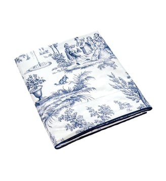 Drap Plat Galante - Anne de Solène - Bleu foncé