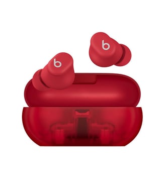 Ecouteurs Solo Buds Rouge transparent Beats