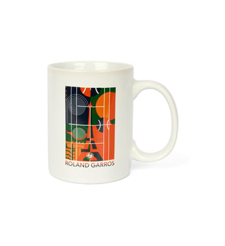 Mug Court Eiffel - Roland-Garros - Blanc