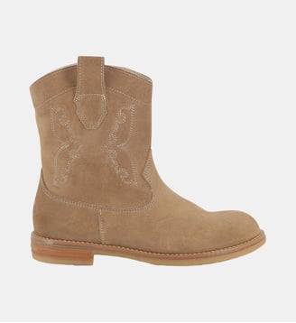 Bottines western en cuir de vachette - Zadig&Voltaire Kids - Camel