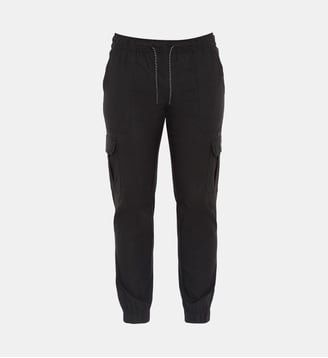 Pantalon cargo-jogger - Schott - Noir