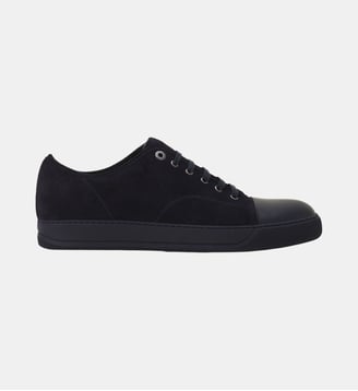 Sneakers Dbb1 En Cuir Et Suede - Lanvin - Marine et noir