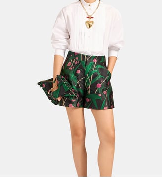 Shorts Good Butt Bamboo Jacquard Black - La DoubleJ - Noir